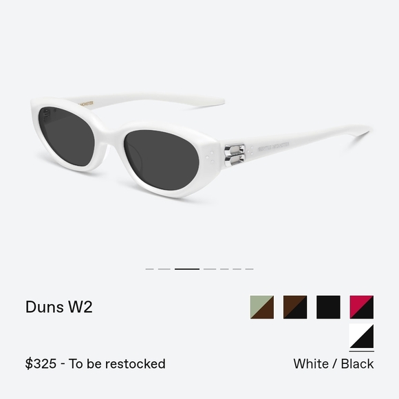 GENTLE MONSTER Accessories - White and Black Sunglasses